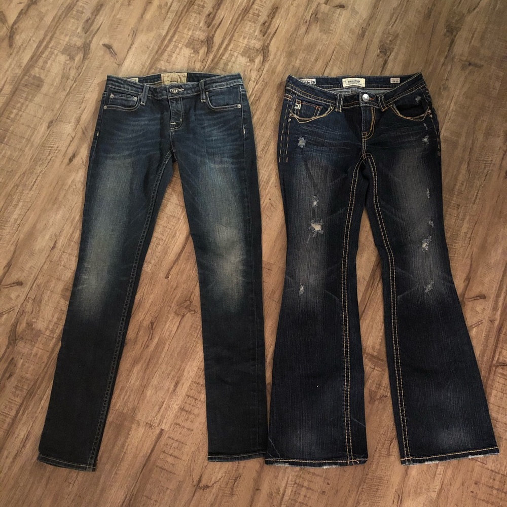 Women’s jeans size 28 Big Star & MEK